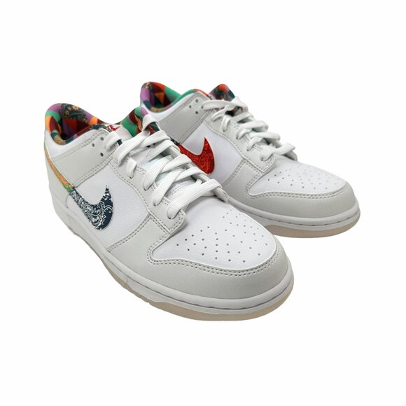 ✨Nike Dunk Low GS Paisley Size 6Y Kid's shoes Sneakers White FN8913-141✨ - Picture 8 of 10